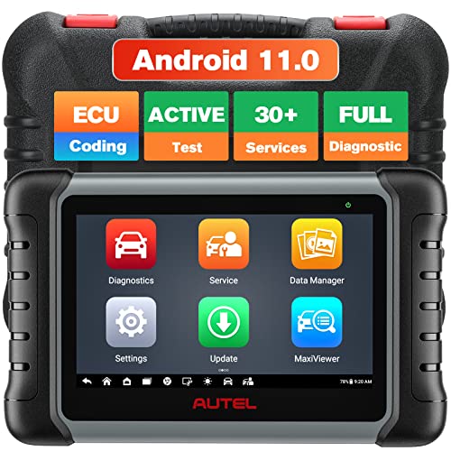 Autel MaxiPRO MP808S Scanner, 2023 New Bi-Directional Diagnostic Tools, Advanced ECU Coding, 30+ Service, Full System Diagnosis, Active Test, Upgraded from MX808/MP808BT/MK808S, Work with MV105/MV108