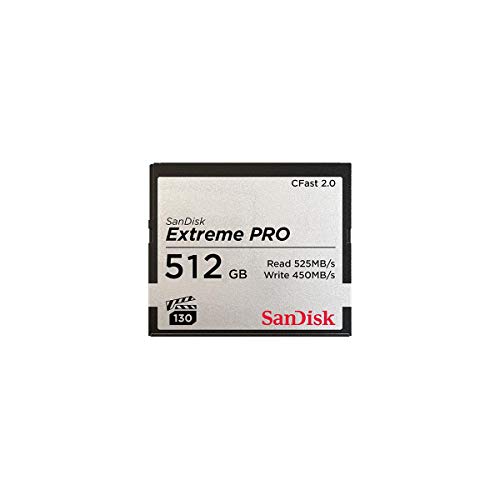 SanDisk Extreme Pro 512 GB CFast Card Model SDCFSP-512G-A46D