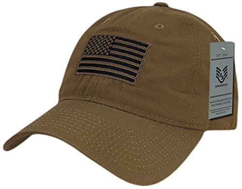 Rapiddominance S73-USA-COY Relaxed Ripstop Cap, USA, Coyote
