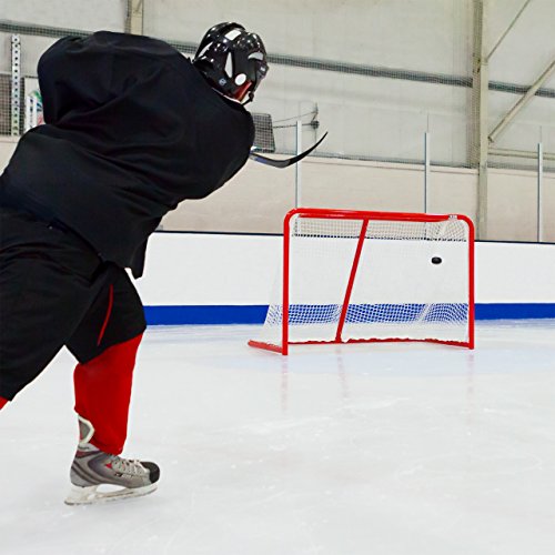 Professional Hockey Goal – Full Size 72 Inch Hockey Goal | Ice Hockey Goal with 5mm Net and 2 inch Galvanized Steel Frame | Regulation Hockey Goal | Professional Hockey Goals | The Storepaperoomates Retail Market - Fast Affordable Shopping