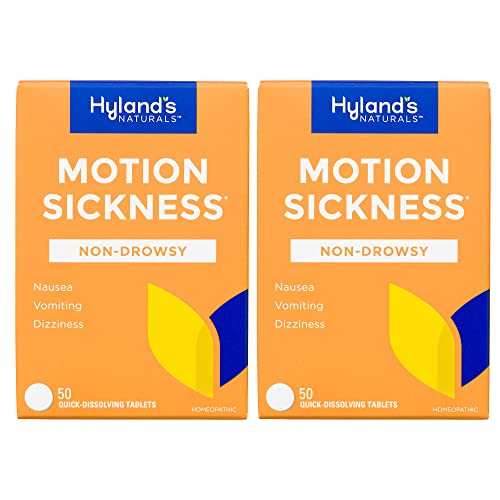 2 Packs of Hyland’s Motion Sickness – 50 Tablets by Hyland’s Homeopathic