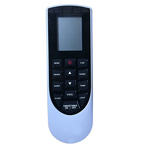 Replacement for Gree Air Conditioner Remote Control Model Number: YAN1F1F YAN1F1 Works for LIVS12HP115V1AH LIVS12HP230V1AH LIVS18HP230V1AH LIVS24HP230V1AH LIVS30HP230V1AH LIVS36HP230V1AH
