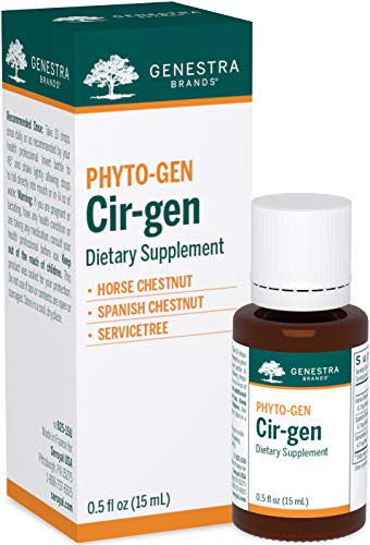 Genestra Brands Cir-gen | Horse Chestnut, Spanish Chestnut, and Servicetree Herbal Supplement | 0.5 fl. oz.