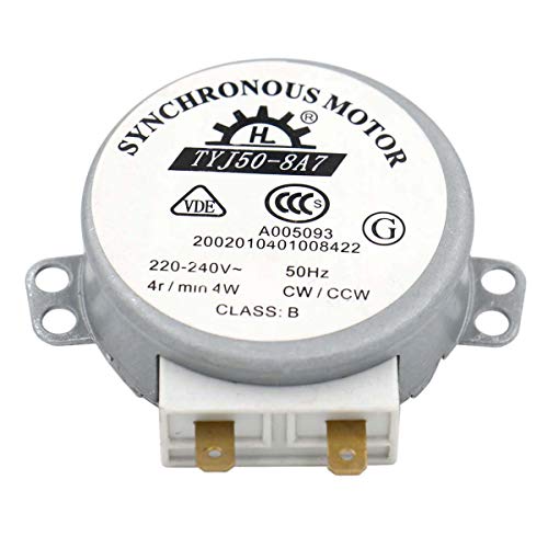 Heschen Synchronous Motor TYJ50-8A7 220-240VAC 4R/Min CW/CCW 50Hz for microwave oven Turn Table VDE listed