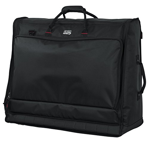 Gator Cases Padded Large Format Mixer Carry Bag; Fits Mixers Such as Behringer X32 Compact |26″ x 21″ x 8.5″ (G-MIXERBAG-2621)