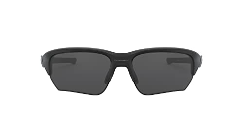 Oakley Men’s OO9363 Flak Beta Rectangular Sunglasses, Matte Black/Grey, 64 mm