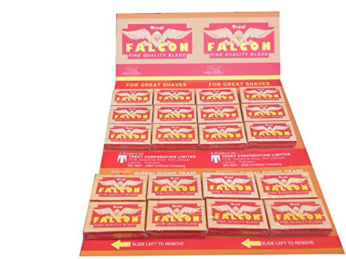 Treet Falcon Double Edge Safety Razor Blades, 200 blades (20×10)