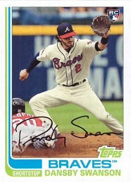 2017 Topps Archives Baseball #101 Dansby Swanson Rookie Card