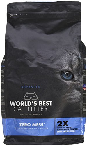 World’s Best Cat Litter Advanced Zero Mess Cat Litter, 12 lb