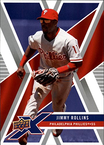 2008 Upper Deck X #75 Jimmy Rollins Baseball Card
