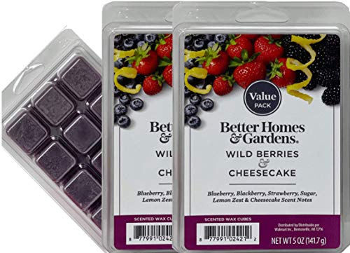 Better Homes and Gardens Wild Berry Cheesecake Wax Cubes 5oz – 2-Pack