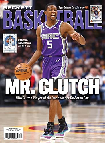 NEWEST GUIDE: Beckett Basketball Card Monthly Price Guide (May 8, 2023 / D. Fox cover)