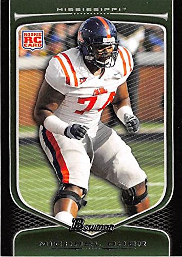 Michael Oher football card (Ole Miss Mississippi Blind Side) 2009 Topps Draft Stock #113 Rookie