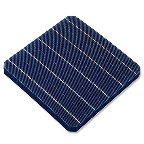 VIKOCELL 10Pcs 156MM 5W Monocrystalline Silicon Solar Cell 6×6 for DIY Solar Panel