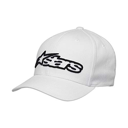 Alpinestars Men’s Blaze Flexfit Hat, White/Black, Large/X-Large
