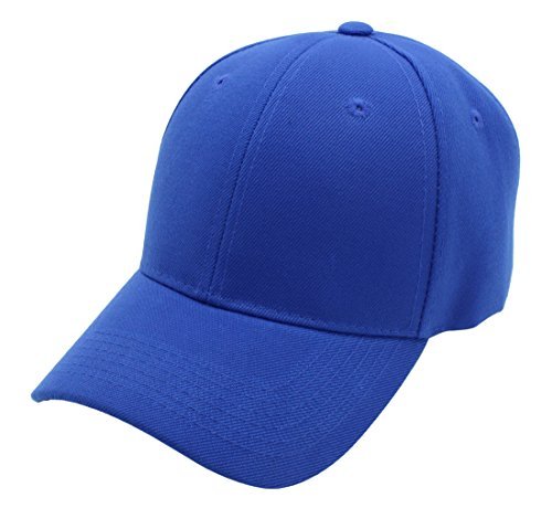 Top Level Baseball Cap Men Women – Classic Adjustable Plain Hat (Royal)