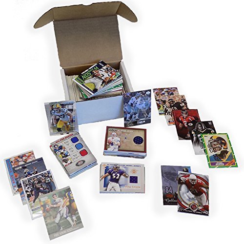 NFL Football Card Relic Jersey Autograph Hit Box w/ 300+ Cards & 3 Relic Autograph or Jersey Cards Per Box