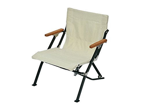 Snow Peak Luxury Low Beach Chair – Ivory