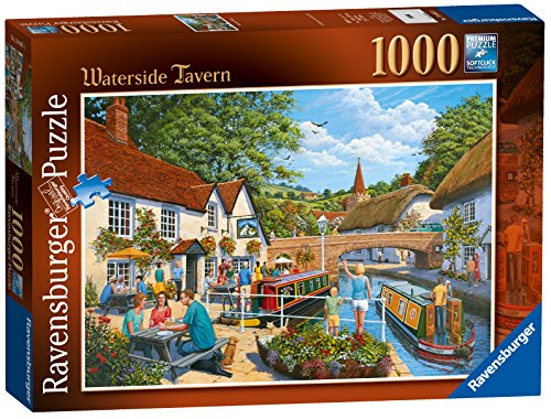Ravensburger Waterside Tavern Jigsaw Puzzles 1000 Pieces for Adults and Kids Age 12 Years Up