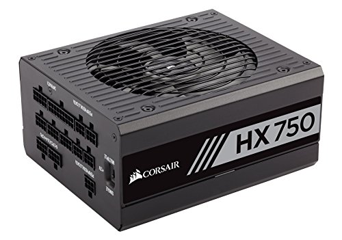 Corsair HX Series HX750 750 W 80 Plus Platinum Full Modular 1 x 135 mm Fan ATX Power Supply Unit – Black