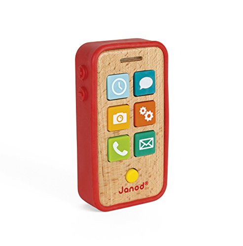 Janod Pretend Play Sound Telephone – Ages 18 Months+ – J05334