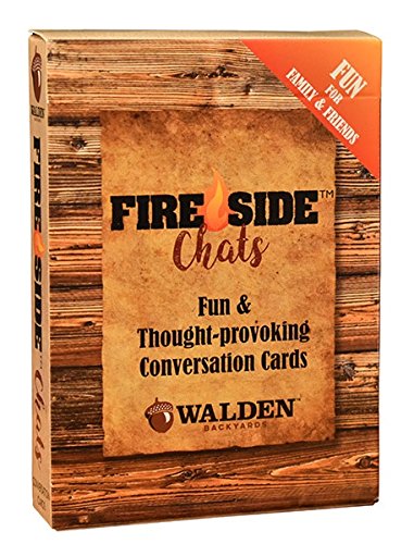 Conversation Starters Fire-Side Chats by Walden Sparking Great Conversation Around The Fire – Standard Playing Cards for All Card Games