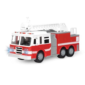 DRIVEN by Battat — Micro Fire Truck — Mini Red Toy Fire Truck with Lights & Sounds For Kids 3+ & Up | The Storepaperoomates Retail Market - Fast Affordable Shopping