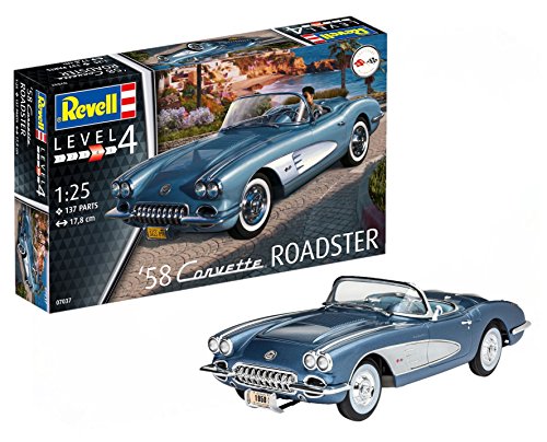Revell Germany 07037 58 Corvette Roadster Model Kit Model Building Kit