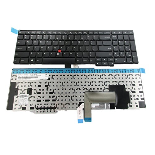 SUNMALL New Laptop Keyboard Replacement with (Frame and Pointer) Compatible with IBM Lenovo ThinkPad Edge E531 W540 W541 W550 W550S T540 T540P T550 Series Fit P/N 0C45254 04Y2465 Black US Layout