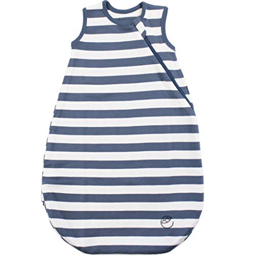 Ecolino Organic Cotton Baby Sleep Bag or Sack, Toddler Sleeping Bag, 18-36 Mo, Deep Blue