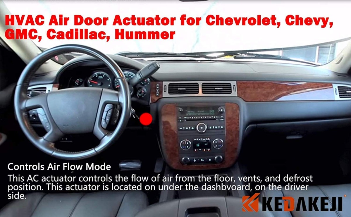 Blend Door Actuator Compatible with Silverado 1500 Silverado 2500 HD Tahoe, GMC Sierra 1500 99 00 01 02 03 04 05 06 07 08 09 10 11 12 13 Heat Blend Door Replaces 89018365, 52402588, 15-72971, 604-106 | The Storepaperoomates Retail Market - Fast Affordable Shopping