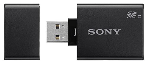 Sony MRW-S1 High Speed Uhs-II USB 3.0 Memory Card Reader/Writer for SD Cards Black 2.26″ x 1.25″ x 0.44″
