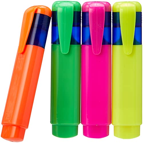 Just Stationery 4 Chunky Highlighter | The Storepaperoomates Retail Market - Fast Affordable Shopping