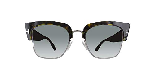 Tom Ford FT0554 52X Dark Havana Dakota Retro Sunglasses Lens Category 2 Lens Mi, 55-20-140