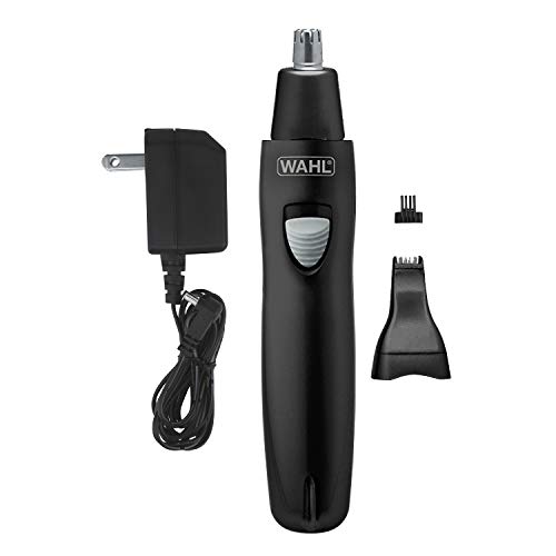 Wahl Groomsman Rechargeable Personal Pen Trimmer & Detailer for Hygienic Grooming with Rinsable, Interchangeable Heads for Eyebrows, Neckline, Nose, Ears, & Other Detailing – Model 3023284