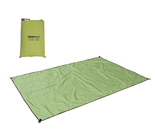 WoneNice 118 x 118 inches Camping Tarp for Tent, Tent Footprint, Sun Tarp, Ground Tarp, Insulated Thermal Silver Coating Survival Tarp for Beach, Car or Camping and Adventure