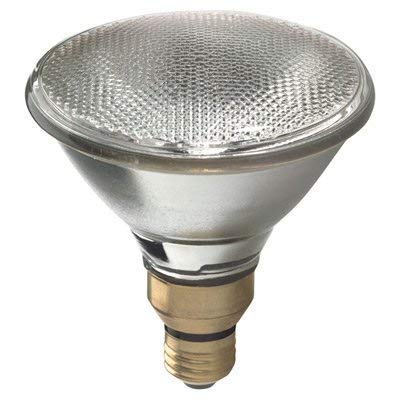 G E Lighting 66282 Floodlight Bulb, 80-Watts, Par 38, Indoor/Outdoors, Quantity 2 Light Bulbs