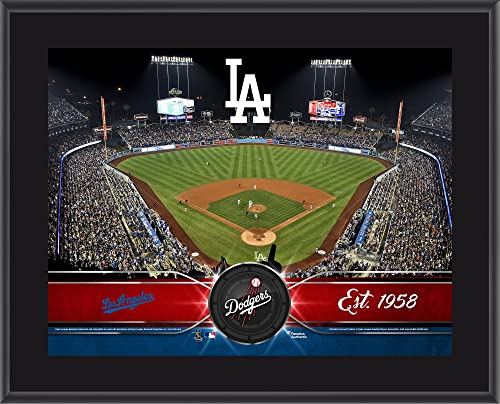 Los Angeles Dodgers 10″ x 13″ Sublimated Team Stadium Plaque – MLB Team Plaques and Collages