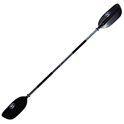 BKC KP224 86″ Kayak Paddle 2 Piece Heavy Duty Light Weight Paddle with Anti-Slip Grips