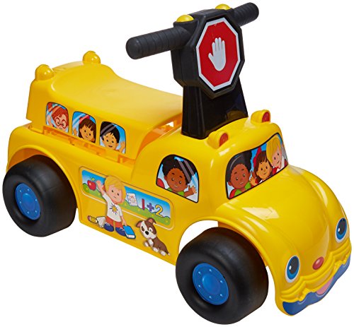 Fisher-Price School Bus Push N’ Scoot Ride-on, 1 – 3 years