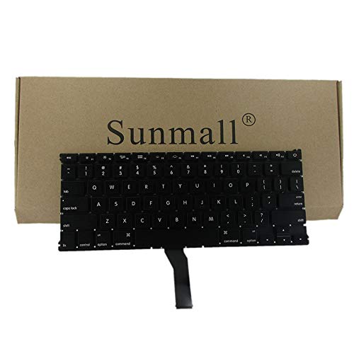 SUNMALL A1466 Keyboard Keyboard Replacement for Apple MacBook Air 13″ A1369 (2011) A1466 (2012-2015) MJVE2LL/A MD760LL/A MC965LL/A MD231LL/A MJVG2LL/A Series Laptop Keyboard