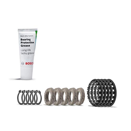 BOSCH Ebike Service Kit. Bearing Protection Ring BDU2xx. Bearing Rings, feltrings, circlips and Grease. 2100620
