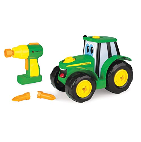 John Deere Build-A-Buddy Tractor Toy and Screwdriver – Farm and Construction Toys – Ages 3 and Up