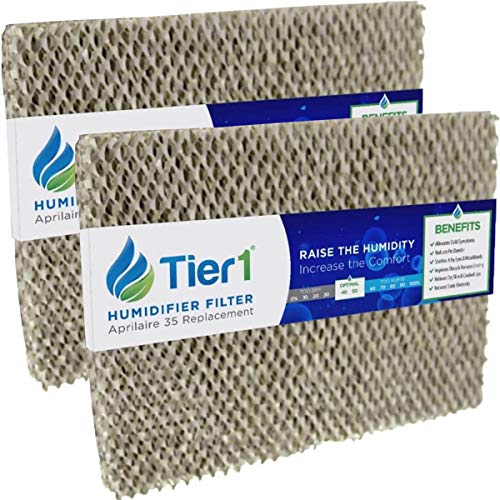 Tier1 Humidifier Filter Replacement for Aprilaire Water Panel 35 Models 350, 360, 560, 560A, 568, 600, 600A, 600M, 700, 700A, 700M, 760, 760A, 768, Honeywell HC26P, HC26 (2-Pack)