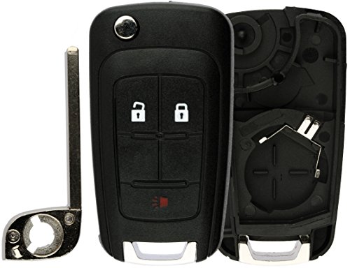 KeylessOption Keyless Remote Uncut Blank Car Smart Key Fob Case Shell Cover Housing For OHT01060512
