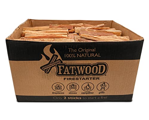 Better Wood Products Fatwood Firestarter Box, Assorted sizes, 18-Pounds
