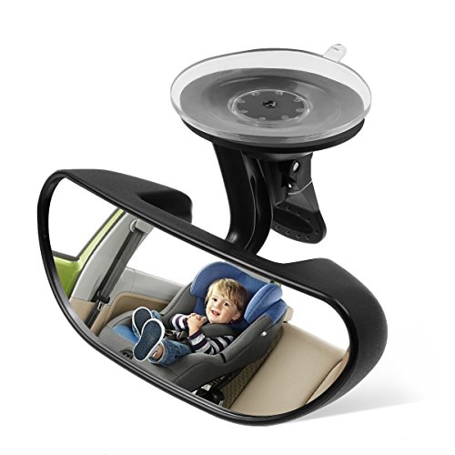 Ideapro Universal Car Rear Seat View Mirror Baby Child Safety Car Adjustable Baby Mirror Safety Seat mirror in car mirror a child in the backseat (5.78″ * 2.16″)