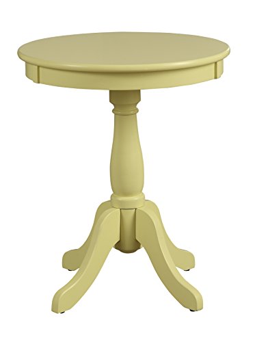 ACME Furniture Alger Side Table, Light Yellow, One Size