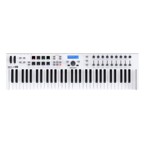 Arturia KeyLab Essential 61 Keyboard MIDI Controller Includes Analog Lab software with 6000 synth sounds
