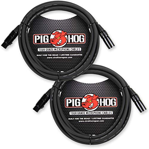 Pig Hog XLR Tour Grade Microphone Cable, 15 Foot